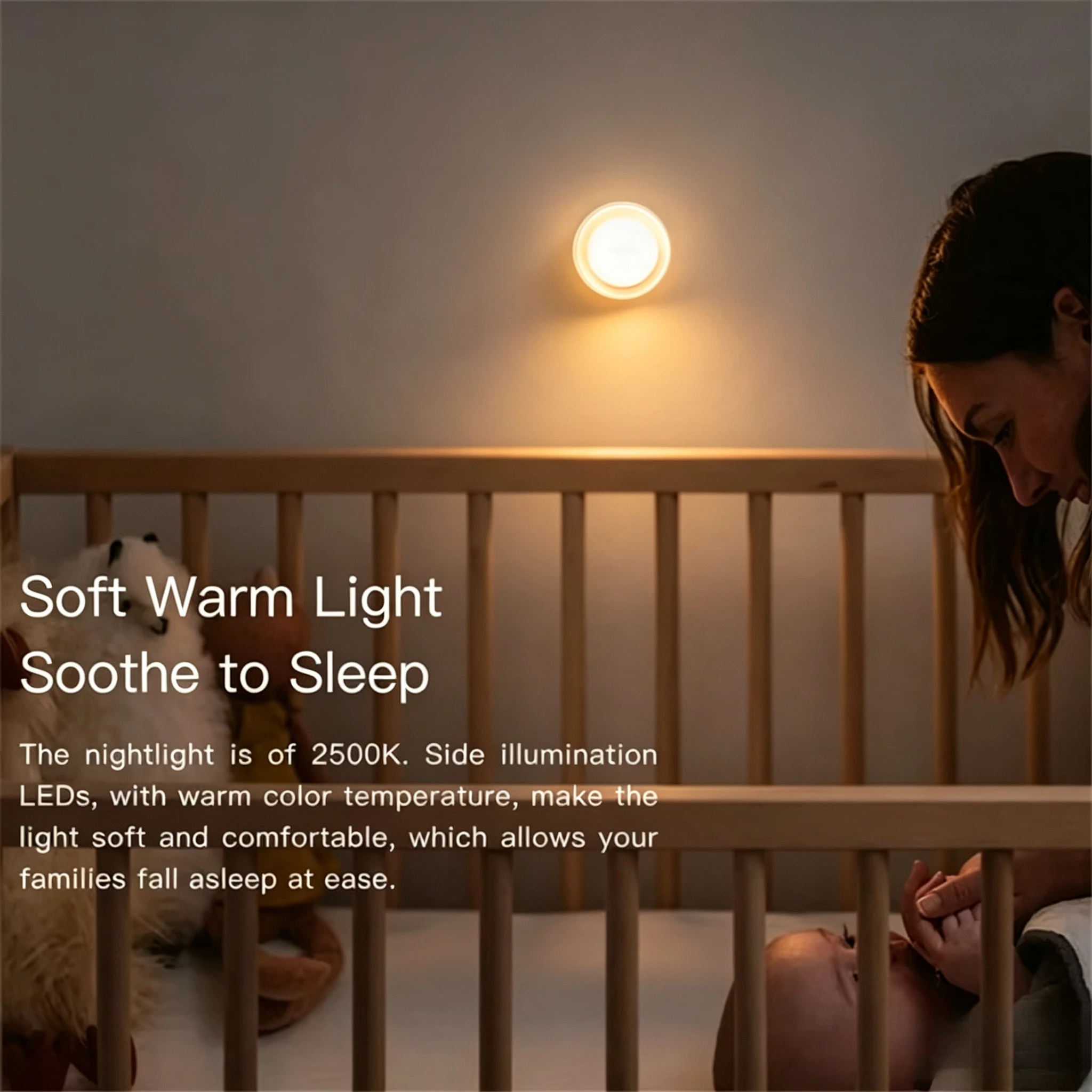 Yeelight Smart Night Light Intelligent Recognition Energy Saving Lighting Low Power Consumption Light Sensor EU Plug