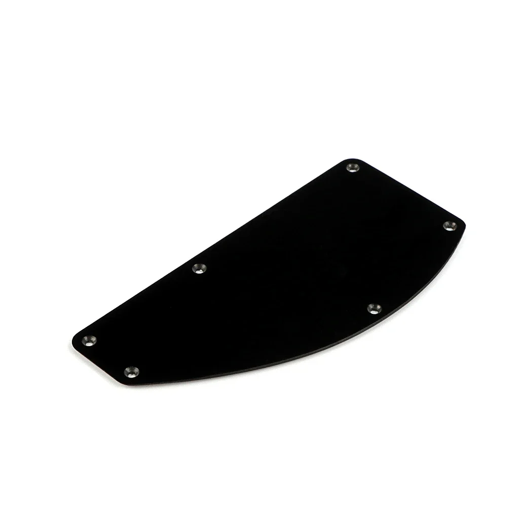 Black Plastic Bass Guitar Cavity Cover Cover Back Plate Wiring BackPlate Guitar Pickguard Guitar Accessories image 4