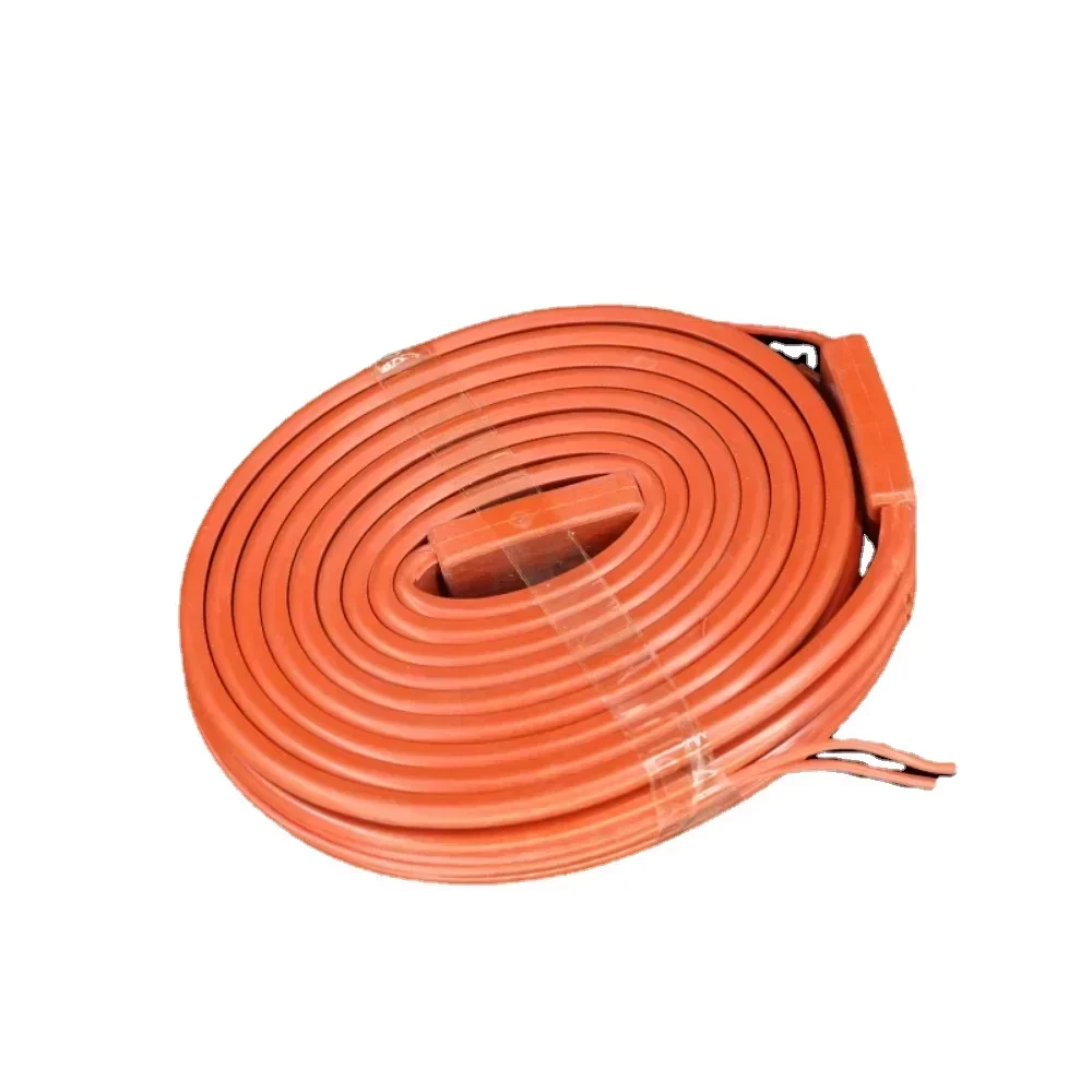 12V 24V 36V 48V 110V 220V 15 20 25 30 50 mm 1-20 Meters Waterproof Flexible Silicone Heater Strip Belt Freeze Protection