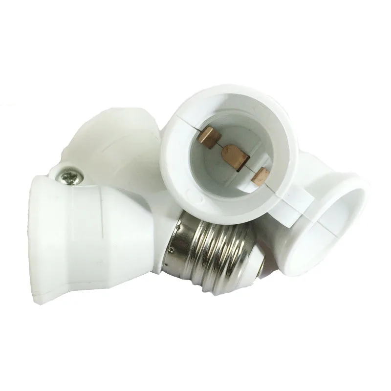220v-230v à prova de fogo e27 conversor duplo e27 para 2e27 suporte da lâmpada soquete base divisor led lâmpada adaptador conversor