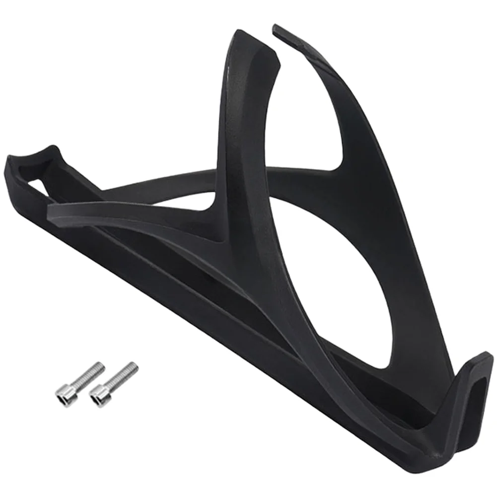 1Pc Bike Water Bottle Cage Nylon And Glass Fiber For 75mm Diameter Bottles With 2 Screws Black