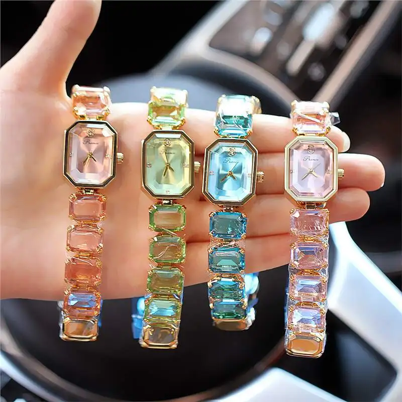 UTHAI CQ354 Fashionable Women Watch Rectangular Bracelet, Fashionable Quartz Watch, Light Luxury Clock Gift, Watches for Woman