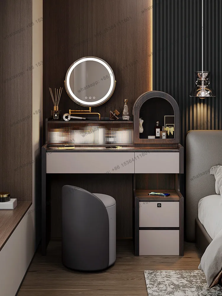 

Italian minimalist solid wood dresser modern minimalist integrated smart dresser new