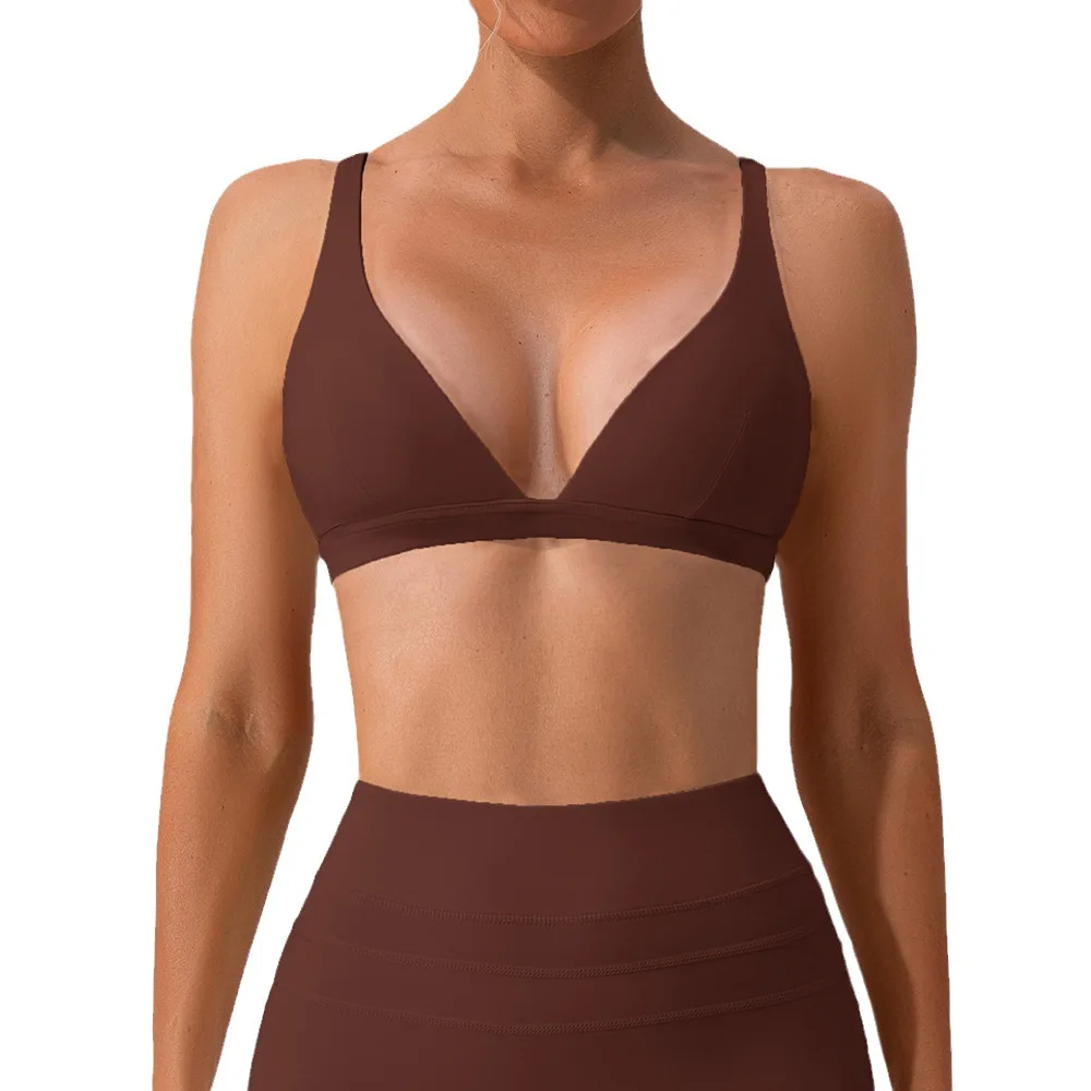 

High Quality Sports Bra Sexy Gym Top Women Training Yoga Clothes Women Sports Underwear Fitness Workout Yoga Bra