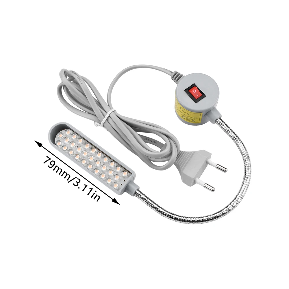 30 LED ماكينة خياطة ضوء طوي معقوفة الخياطة LED ضوء العمل الجدول قاعدة مغناطيسية ضوء لمقاعد العمل مكابس الحفر