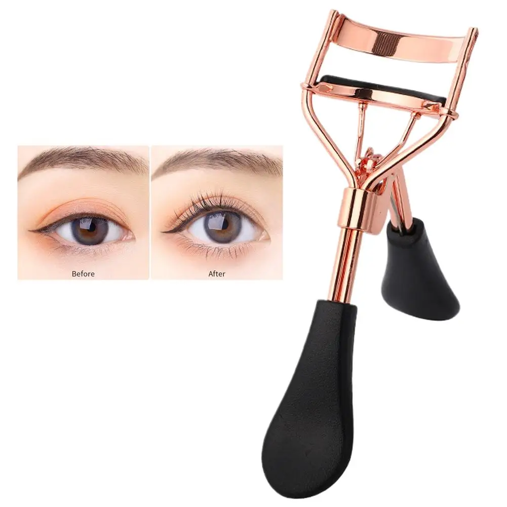 Rizador de pestañas portátil, maquillaje, rizador de pestañas naturalmente rizado, herramienta de levantamiento de pestañas, no daña las pestañas, herramienta de larga duración, 1/2 Uds.