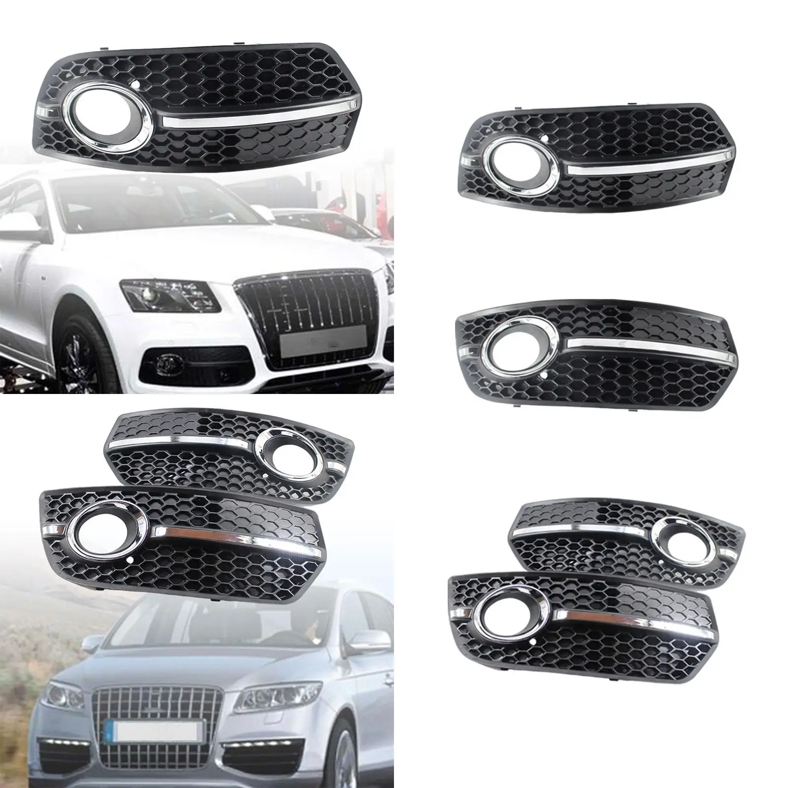 

Fog Light Lamp Grill Grille Cover Spare Parts for Audi Q5 Accessories