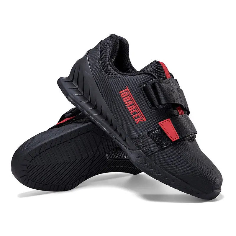 Scarpa professionale per sollevamento pesi scarpe Squat comode e resistenti all'usura scarpe antiscivolo Deadlift scarpe sportive da uomo di grandi dimensioni