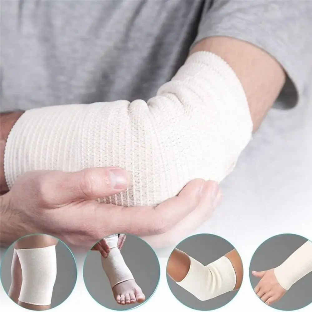 NEW Cotton Elastic Tubular Bandage Soft Breathable Elastic Wrap Skin-friendly Spandex Tube Bandages Health Care