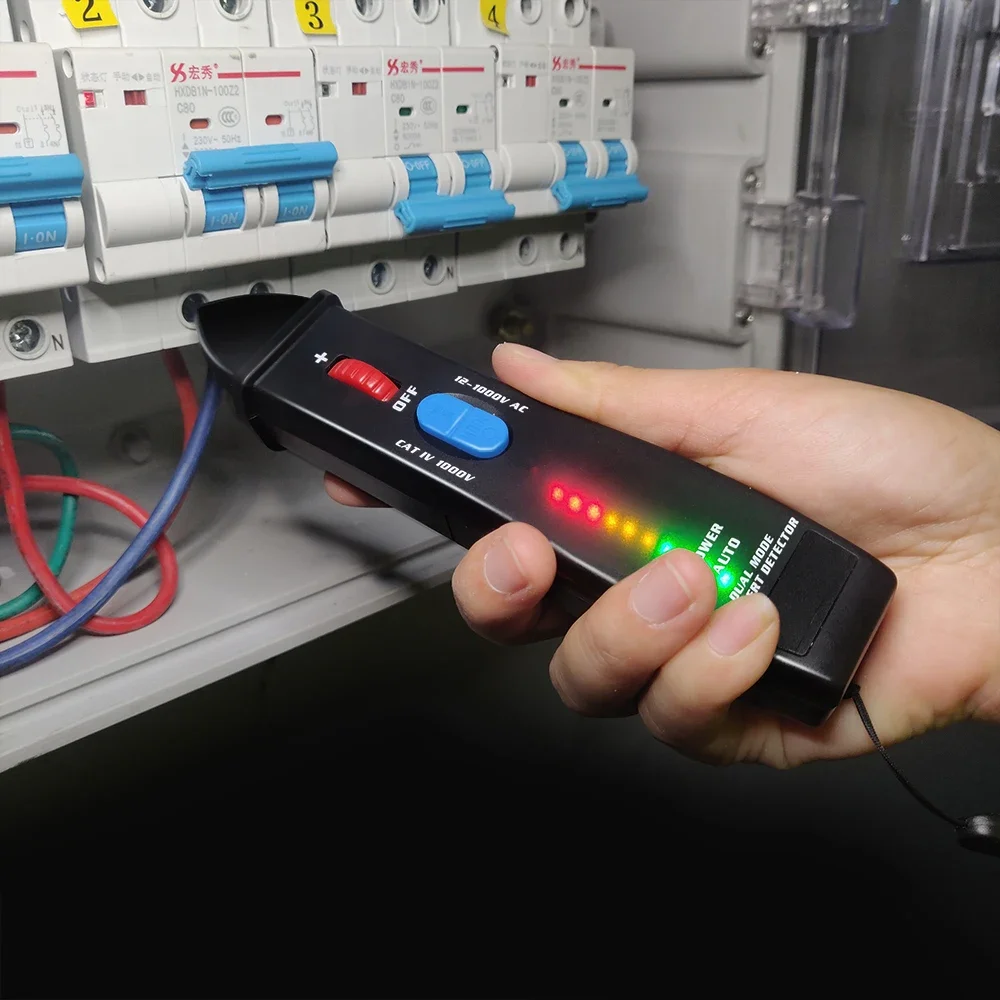 AVD07 Non-contact Voltage Detector Indicator Smart Electric Pen Tester Live/Neutral Wire Distinction Continuity Check NCV Test