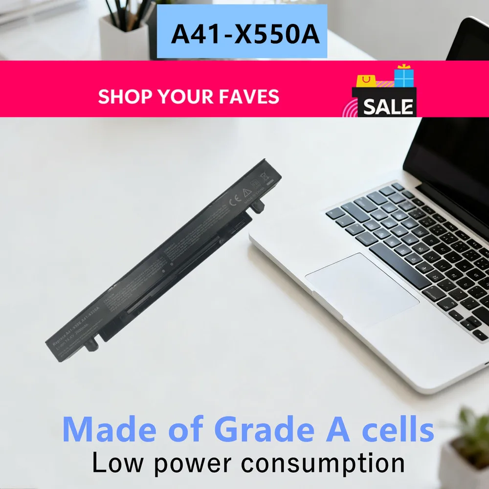 Laptop battery For Asus A41-X550 A41-X550A A450 A550 F450 F550 F552 K550 P450 P550 R409 R510 X450 X550 X550C X550A X550CA