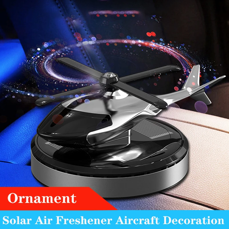 

Universal Solar Energy Car Air Freshener Solar Aircraft Decoration Perfume Air Freshener Fragrance Auto Airplane Ornament Trim