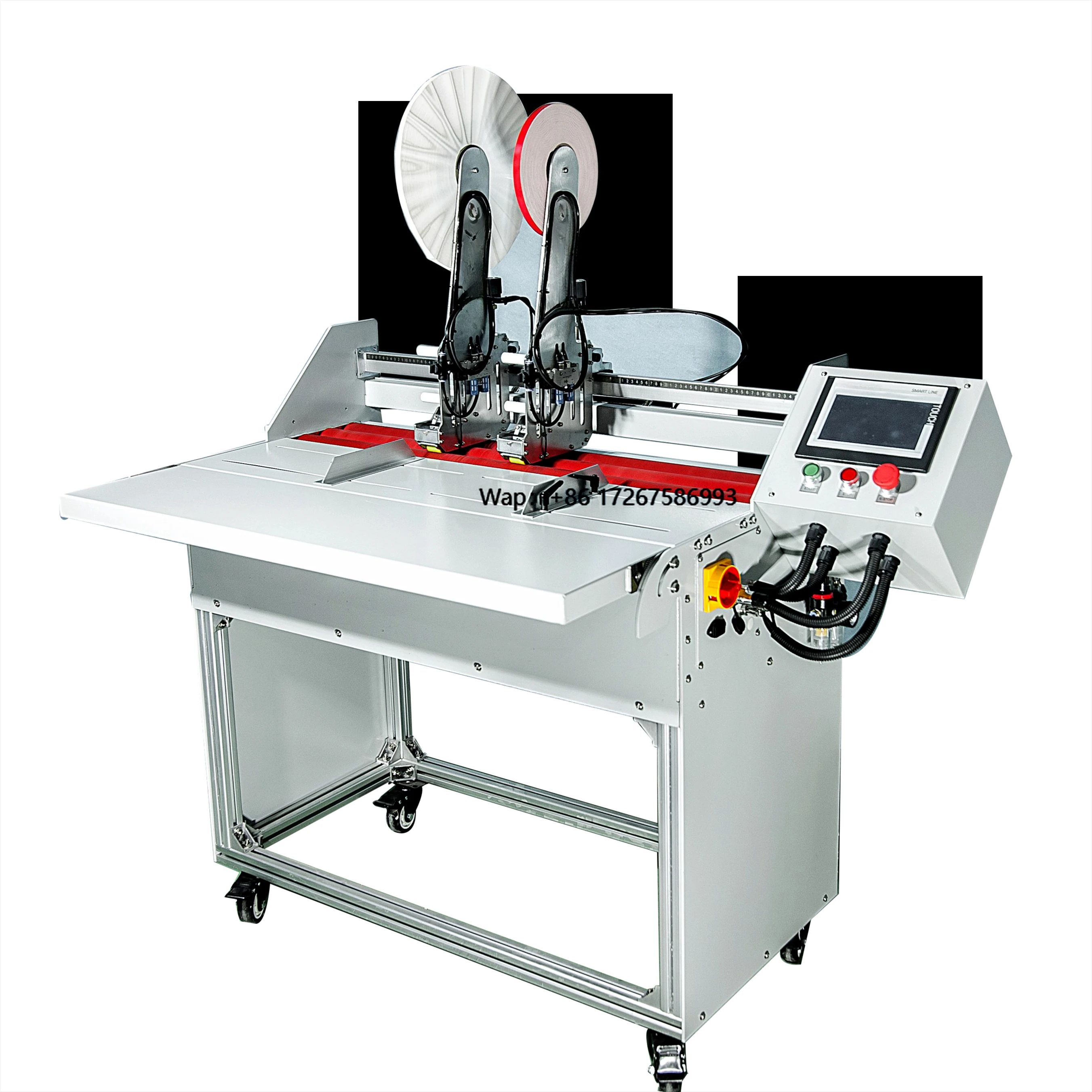 آلة طلاء الشريط PVC على الوجهين لآلة تغليف الكرتون المواد الغذائية ذات الصندوق الخشبي