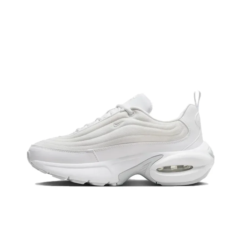 Nike  Air Max portal  Men's and women's classic shock absorption wear-resistant low-top casual running shoes white