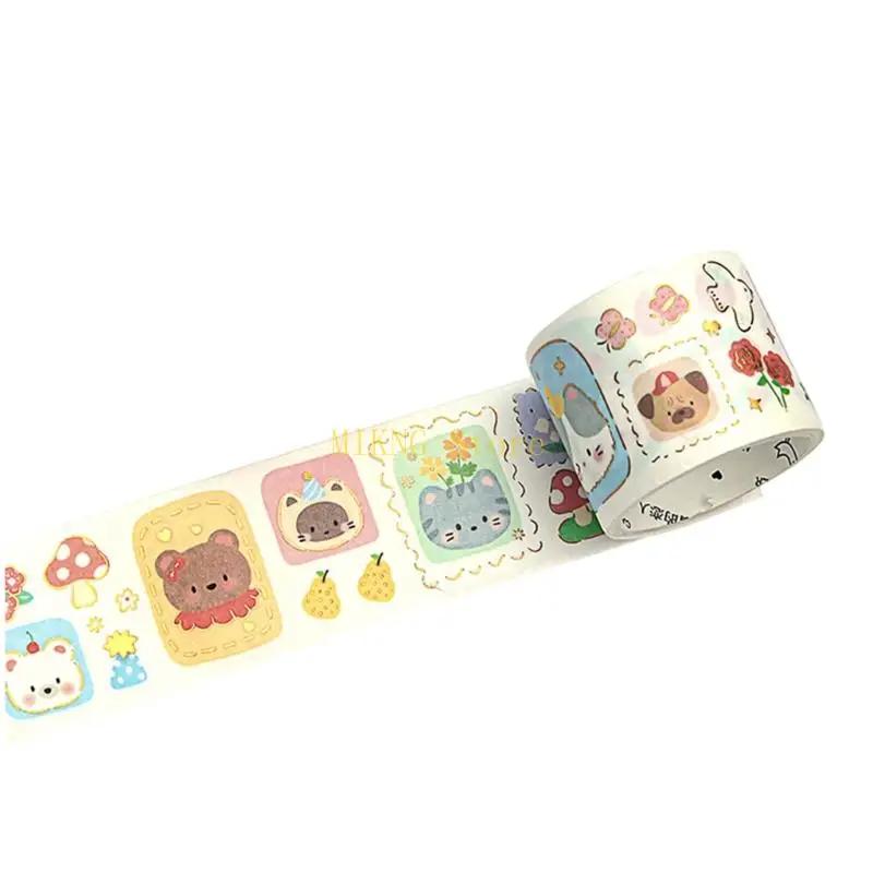 동물 장식 테이프 스크랩북 배경 테이프 미적 장식 테이프 저널 사진 앨범 플래너 포장 베스트 세일