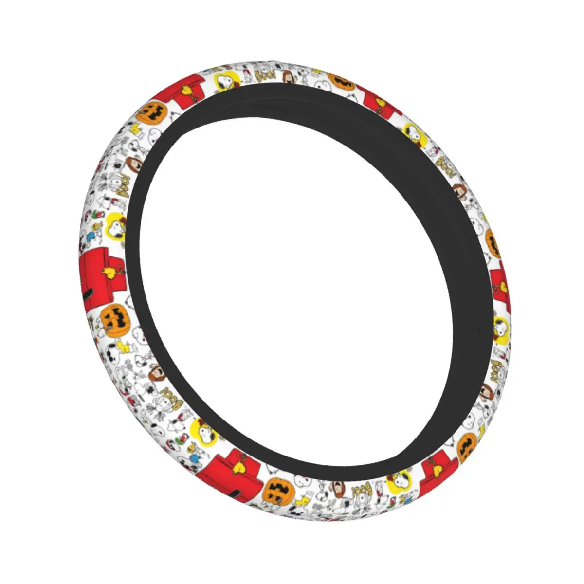 S-Dog-Snoopies Universal Steering Wheel Cover for Truck Anti-Slip Car Steering Wheel Protector 15 Inch 37-38cm Auto Accessories view 4