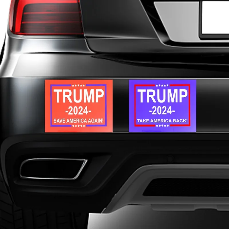 TRUMP 2024 TAKE America BACK Car Stickers Auto Motorcycles Trump Supports Decor Decal US MAGA General Election Label Stickers