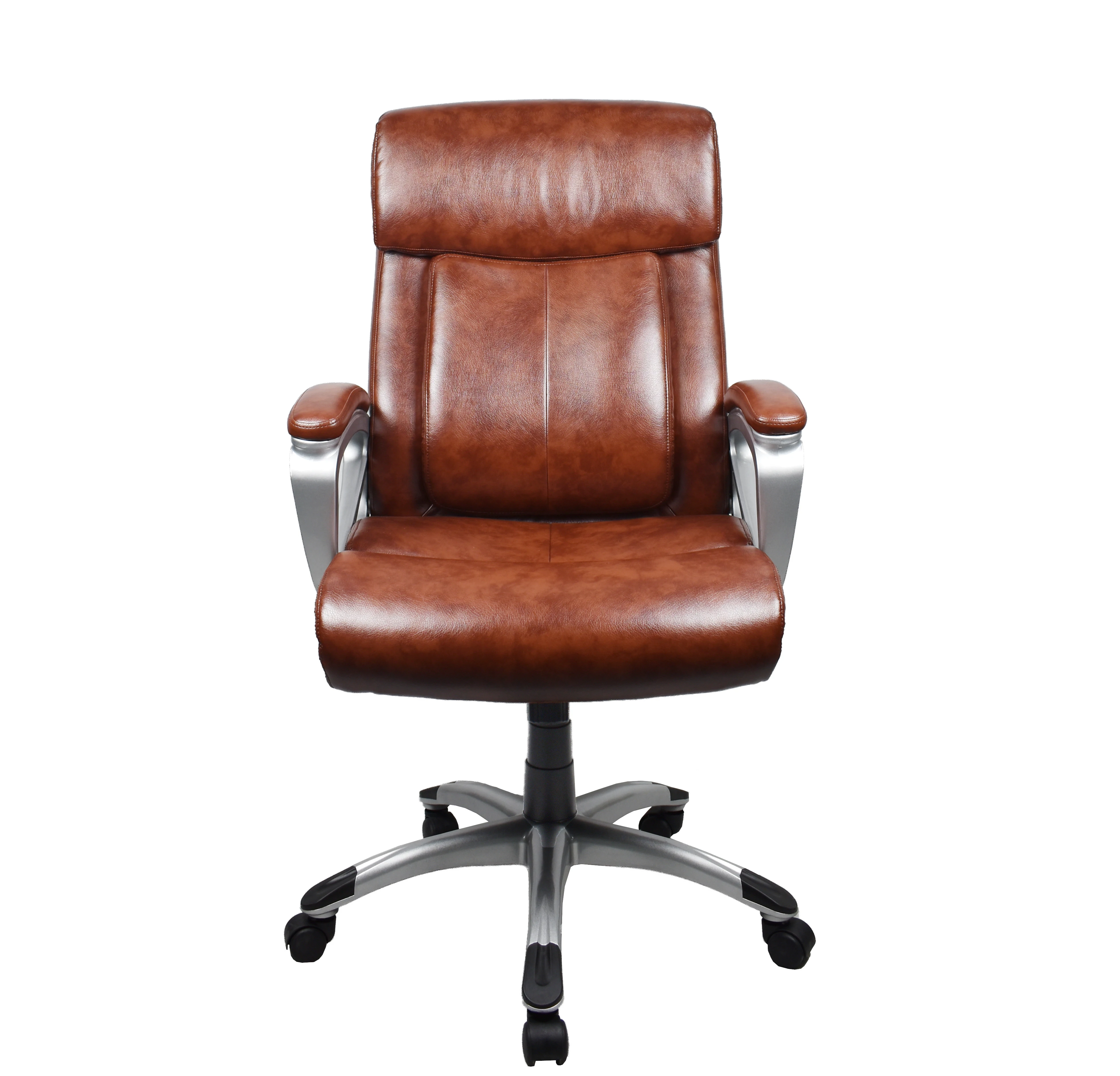 

Modern Executive Lift Chair Adjustable Headrest Tilt Armrest Comfortable Home Polyurethane Leather Boss Chair Swivel
