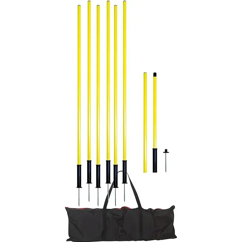 

Оборудование для тренировок по футболу: набор стоек для развития ловкости, футбольные тренировочные стойки для развития скорости реакции