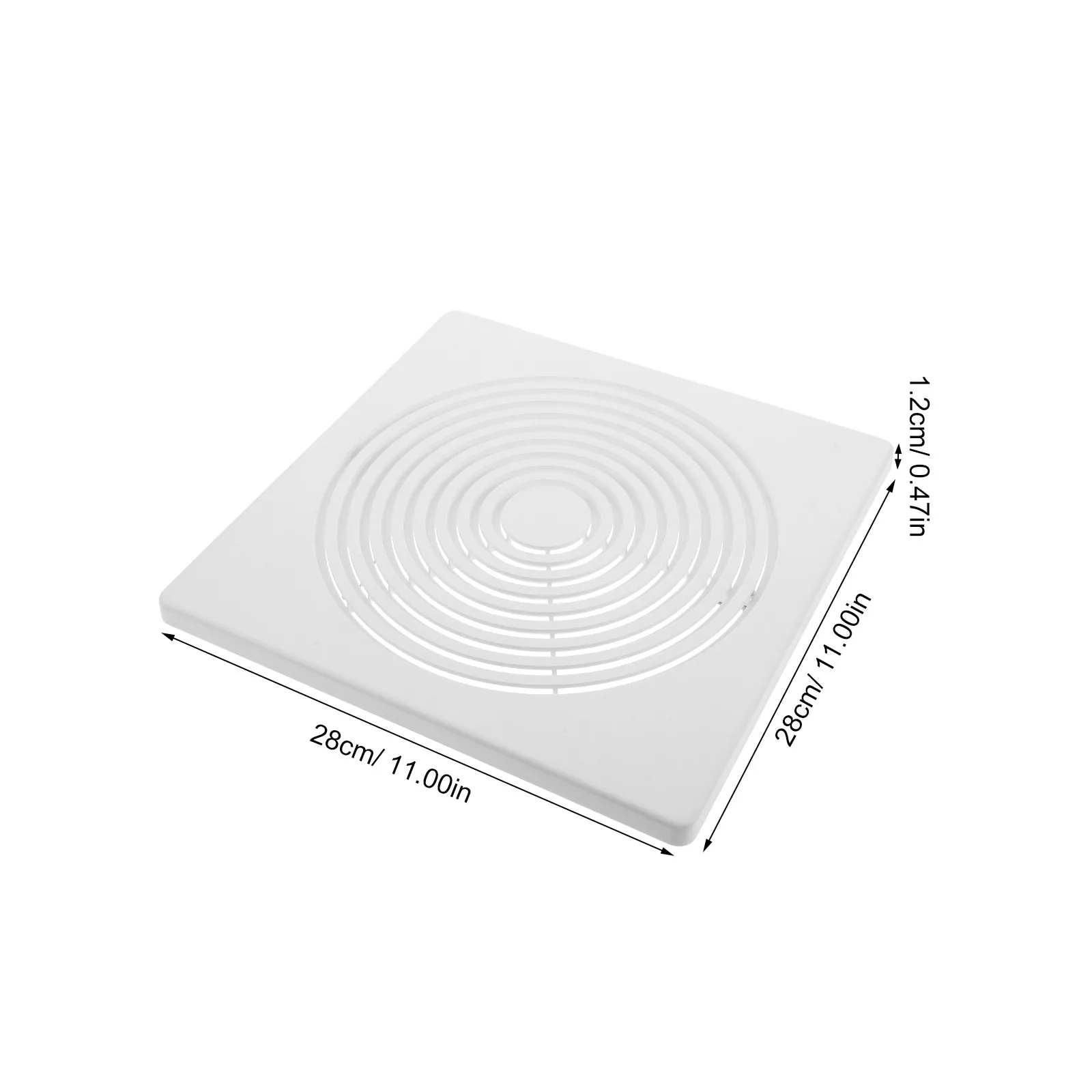 Bathroom Vent Fan Grille Cover 11x11 Square Ceiling Exhaust Vent Plastic Grille Spring Closure Wall-Mount Fan Replacement