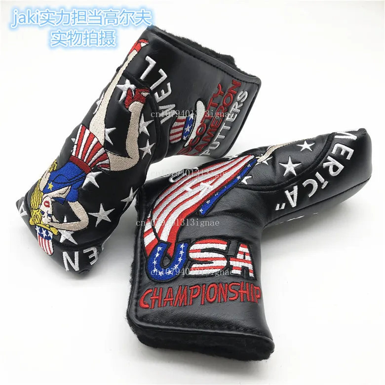 

No. 5, Golf Putter Cap Cover, Ball Head Protection, Plush, , Straight Putter