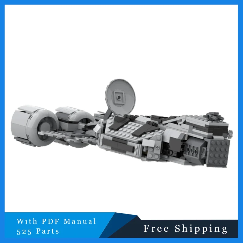 525 قطعة سلسلة الفضاء الإبداعية تكنولوجيا السفينة الواقية اللبنات نموذج لعبة التجميع التعليمية للأطفال هدايا عيد الميلاد
