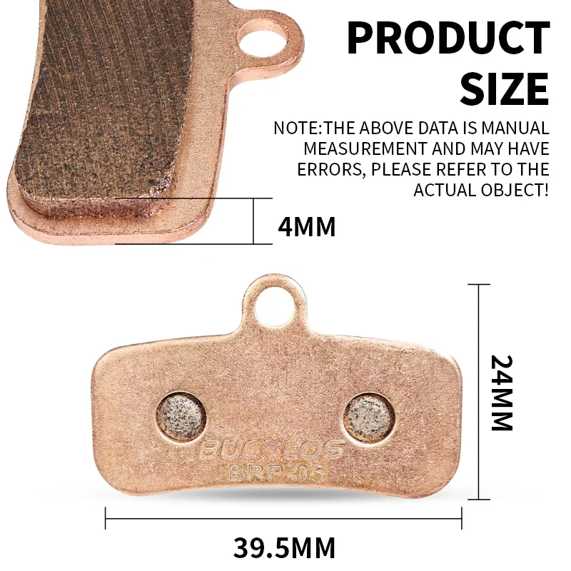 BUCKLOS Bike Disc Brake Pads for SHIMANO D02S N03A Sintered Metal Brake Pad  for BR M9120 M8020 M7120 M6120 Hydraulic Brake Pads