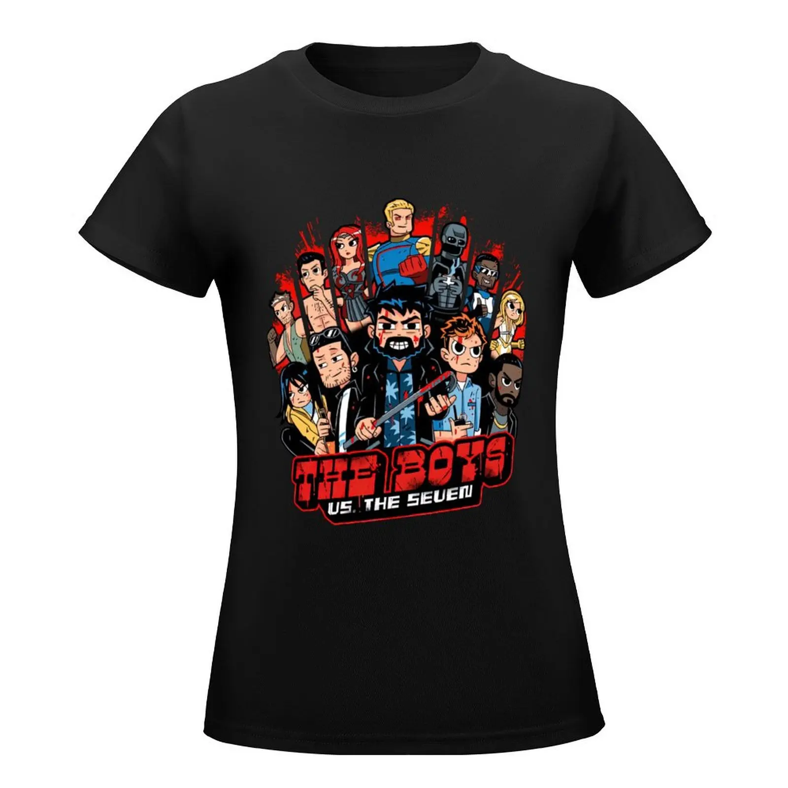 The Boys Team T-Shirt summer tops shirts graphic tees Female clothing aesthetic clothes workout shirts for Women