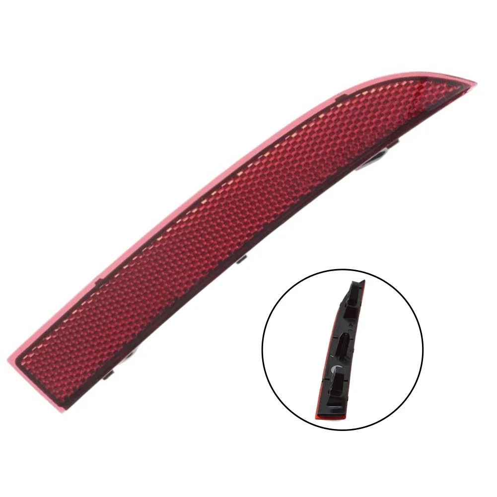 For Night Driving Safety RED Rear Bumper Reflector Auto Rear Lamp ABS Material Non Deformation Red Light Color