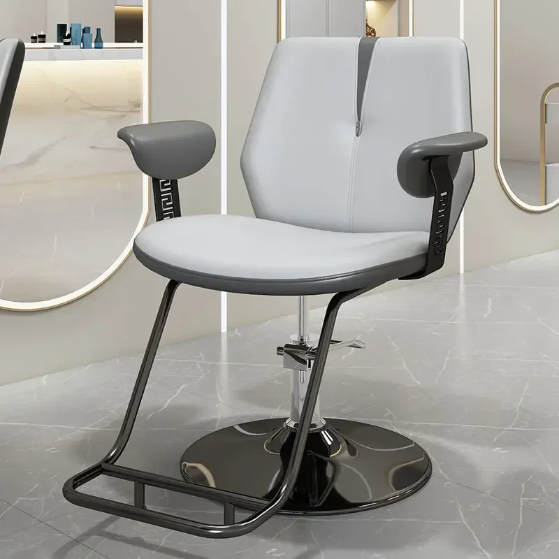 Barbershop Equipment Barber Chair Swivel Chair Modern Trendy Salon Chair Haircutting Accessory Sillas De Barbero Salon Furniture
