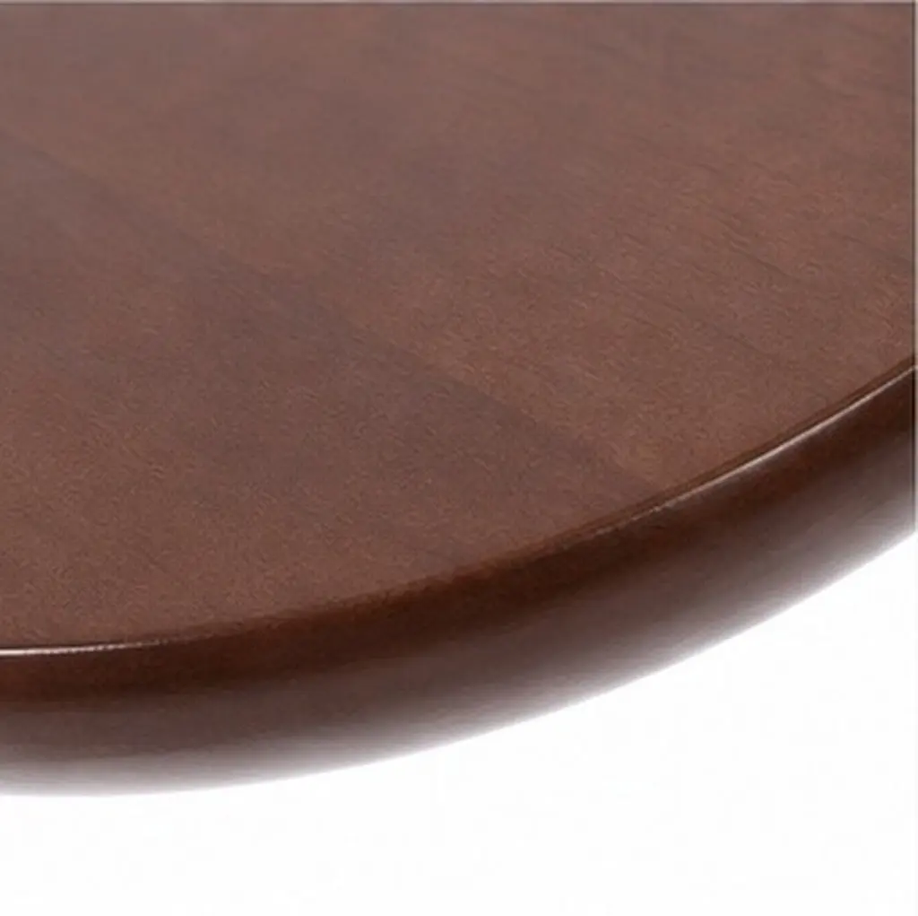Rubber Wood Round Seat Stool Wooden Top Replacement Solid Wood Stool Round Chair Seating Part Canteen Supply, Wooden Chair Seat