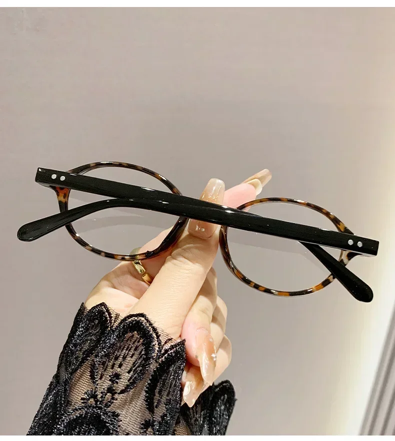 Modische Lesebrille mit ovalem Rahmen für Damen und Herren, trendige Plus-Dioptrien-Presbyopie, Unisex, Anti-Blaulicht-Fernsichtbrille – Detail 17