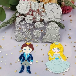Scrapbook Prince Princess Cutting Dies Carbon Steel Embossing Etching   DIY