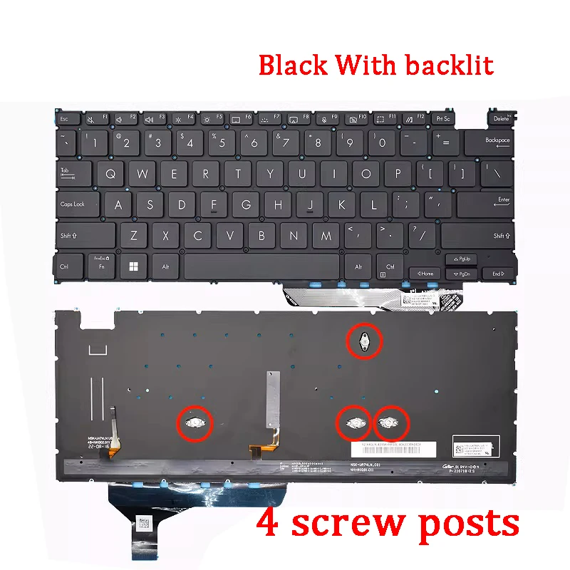 New ORIGINAL Laptop Keyboard For ASUS Zenbook14 OLED UX3402Z UX3402V S13 X13 UM5302T/LA/TA Q409ZA UM3402