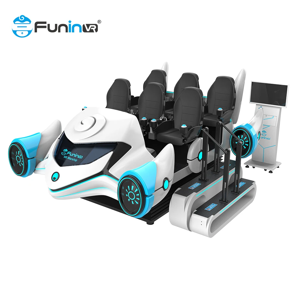 FuninVR Vibrating VR Guerras VR Simulator Amusement Park Equipment Rides 9D VR Cinema