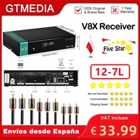 GTMedia V9 PRIME Full HD Satellite Receiver DVB-S2 TV Decoder + USB WIFI Upgrade BYV7S2X V7S HD CLINES tv Receiver Sat TV Box