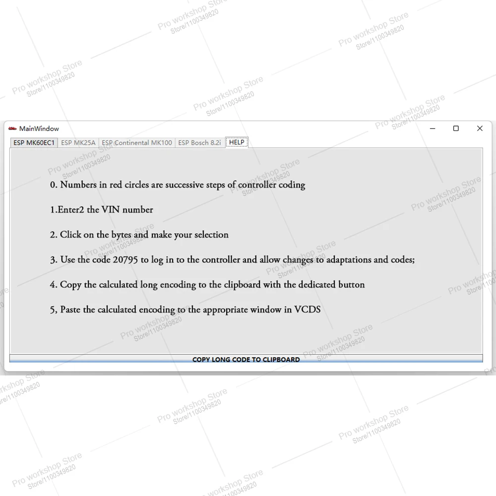 2026 Tool VW ABS ESP Long Code Calculator Helper MK60EC1 ABS ESP Long Code Calculator Software+ Unlimited Install+ Install Video