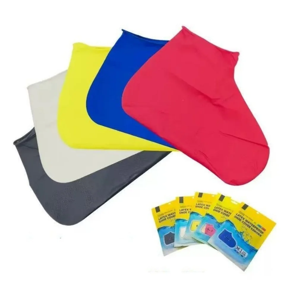 2PCS Silicone Shoe Covers, Durable, Waterproof, Anti-Slip, Foldable and Reusable, Suitable for Outdoor Travel in Rainy and Snowy