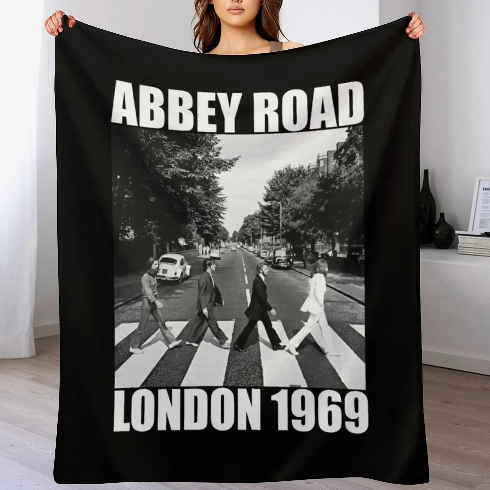 Abbey Road Throw Blanket bed plaid Personalized Gift valentine gift ideas Soft Plaid Blankets