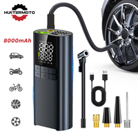 Portable Tire Inflator Pump Cordless Car Air Compressor Smart Inflation with Power Bank 8000mAh 150PSI Air Pump