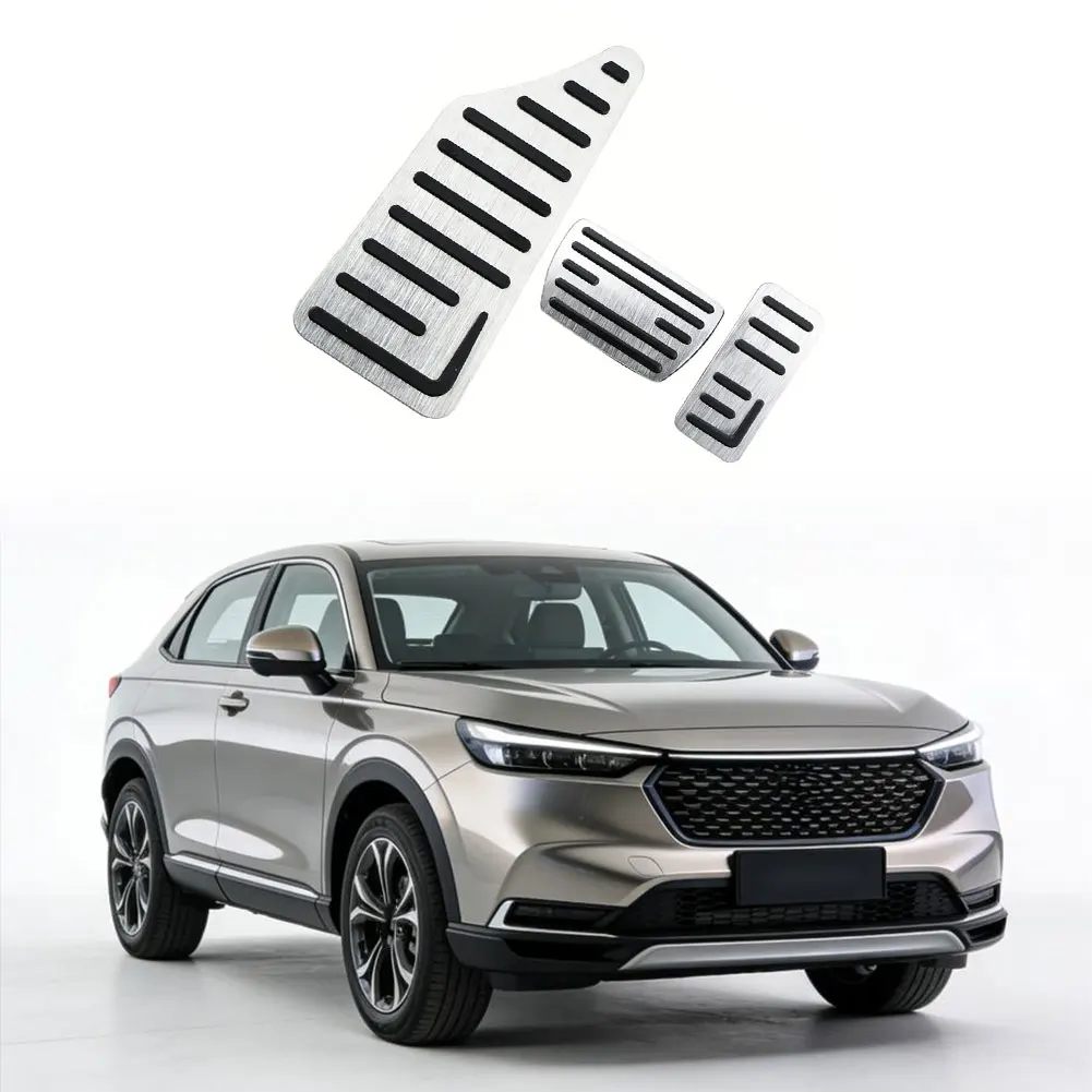 Car Foot Pedals for hrv Pedal Set Interior Upgrade No Drilling Installation Anti-slip Mat for accelerator Included Brake