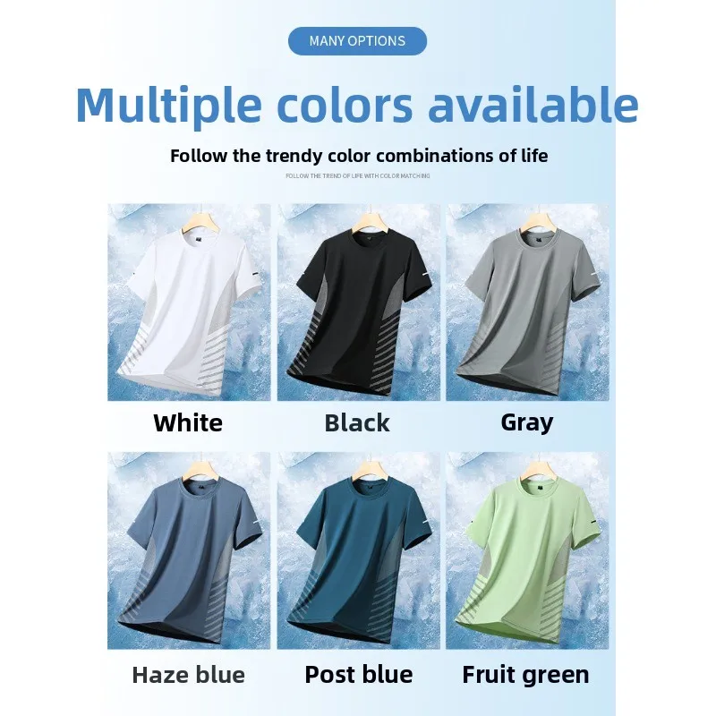 camiseta-masculina-de-seda-gelada-para-atividades-ao-ar-livre-moderna-e-versatil-para-verao-corrida-fitness-esportes-e-lazer-com-absorcao-de-suor-e-secagem-rapida