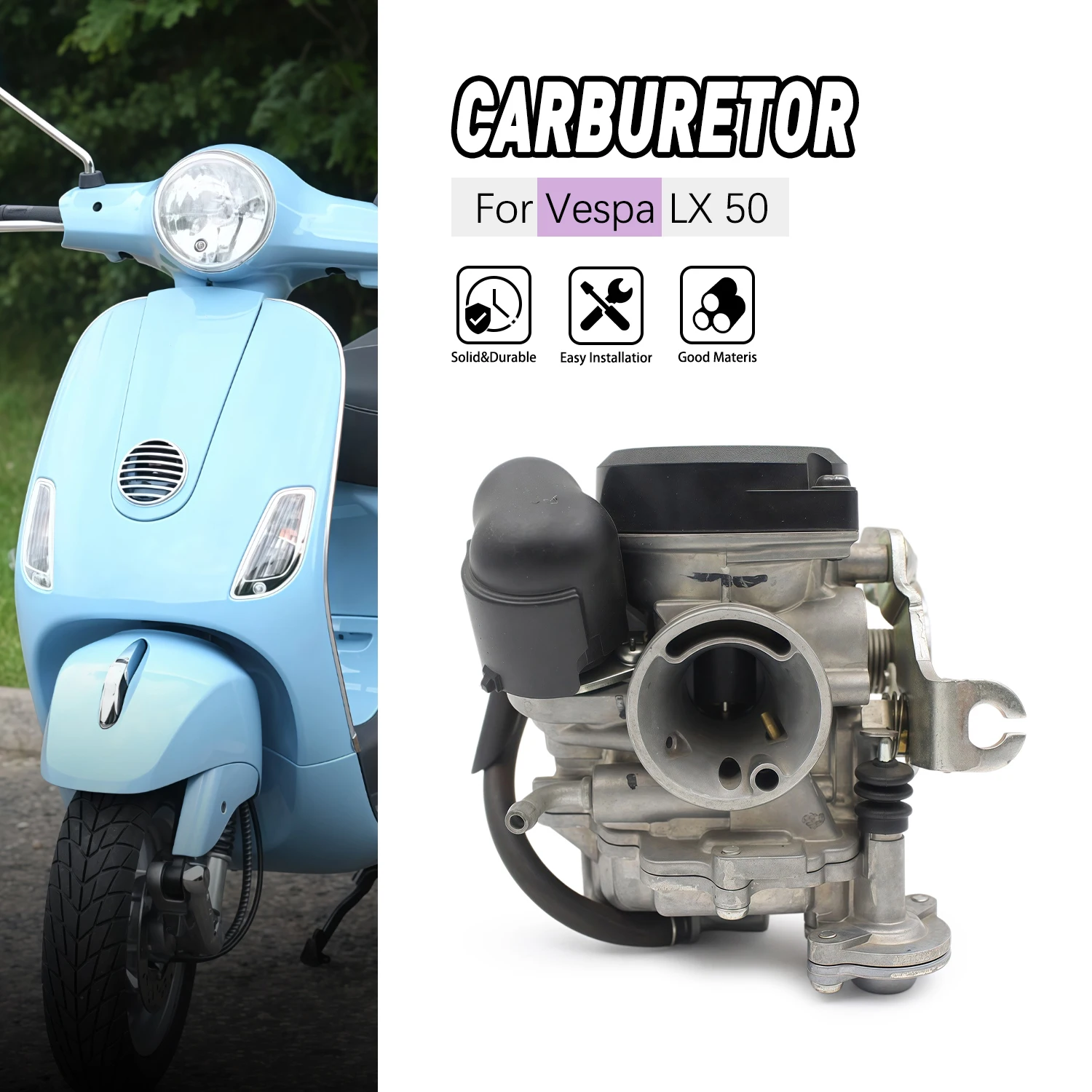 For Vespa Lx 50 Zip…