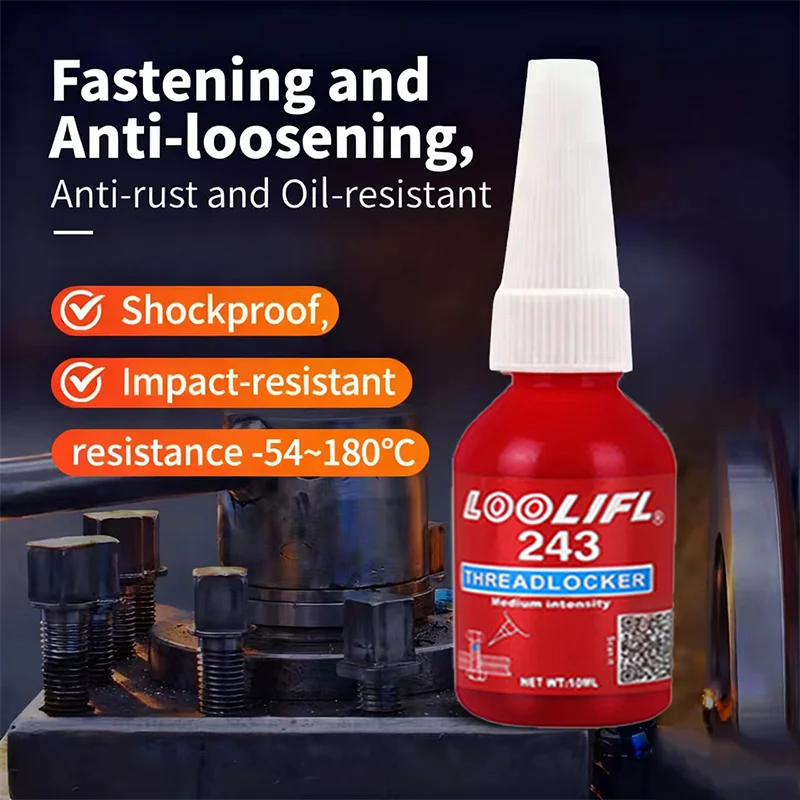 المسمار الغراء مكافحة تخفيف الربط اللاهوائية الغراء مقاومة للتآكل ارتفاع درجة الحرارة مقاومة الموضوع ختم الغراء #3