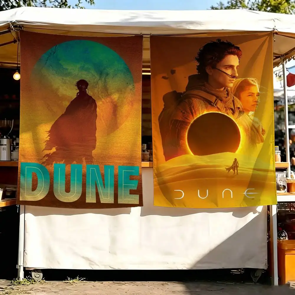 MOIVE D-Dune Flag Outdoor Decorations for Bedrooms Home Decor Items Decoration Banners