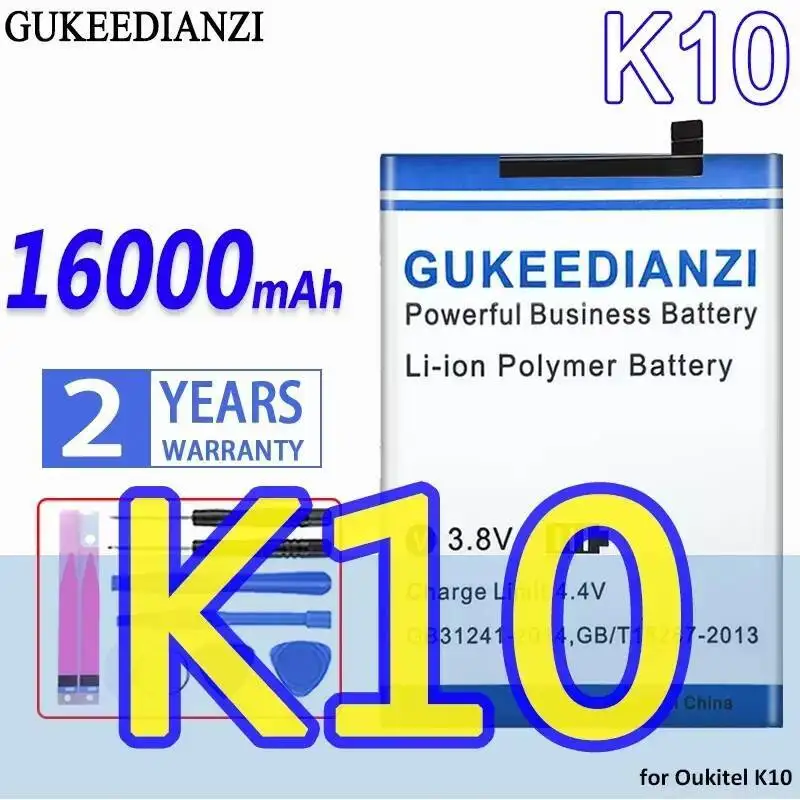 

Для Oukitel K10 16000 мАч аккумулятор мобильного телефона быстрая зарядка