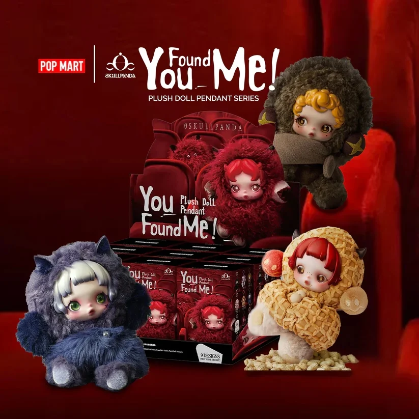 

POPMART SKULLPANDA YOU FOUND ME Series Blind Box Guess Bag Desktop Decoration Cute Model Gift Girl Blind Bag Toys Anime Figure