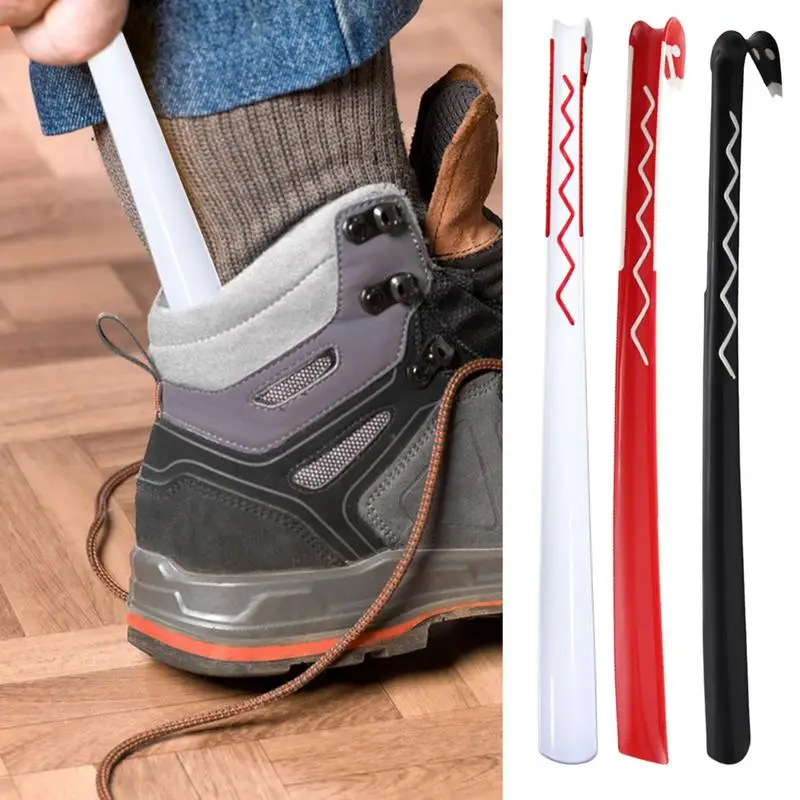 Long Handle Shoe Horn Long Shoe Lifter for Boot Extra Long Shoe Horns for Boots Ergonomic Shoe Helper for Seniors Men Women