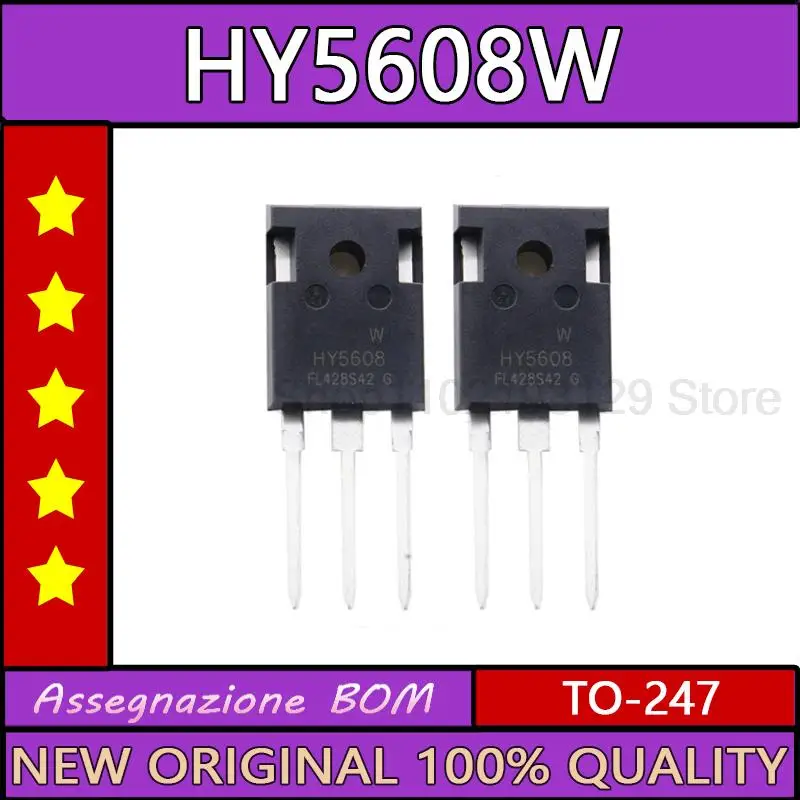 5PCS  MOSFET HY5608W HY5608 TO-247 FET 80V 360A Transistor original