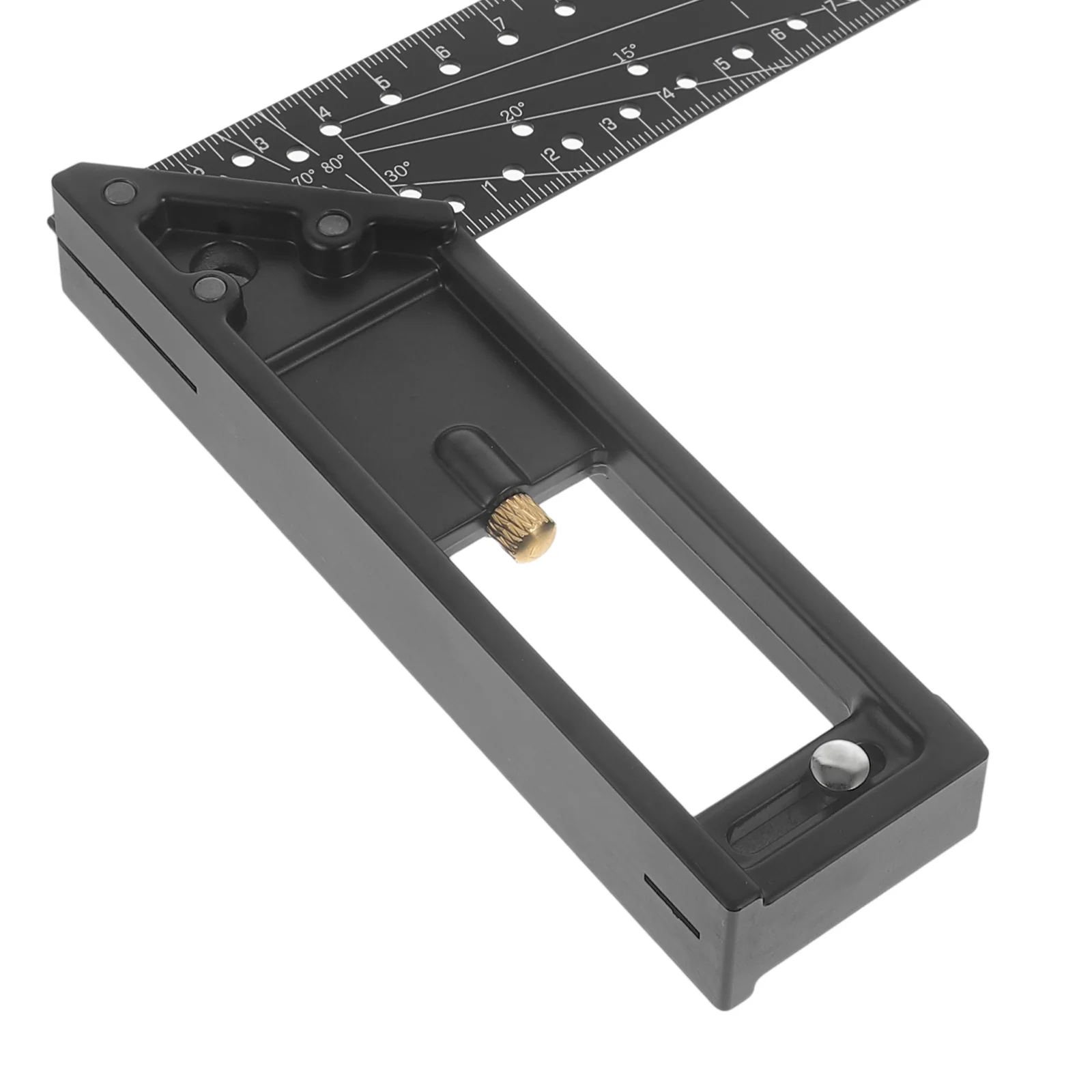 

Woodworking Angle Ruler Aluminium Alloy 45 Degree Adjustable Sliding Combination Protractor Tool Woodworking Angle